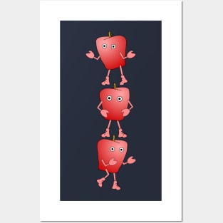 Vertical Apples Posters and Art